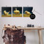 Ensemble de 3 impressions sur toile encadrées-293872454-293872448