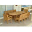 Sahara Outdoor 11 - Piece Teak Dining Set with Cushions