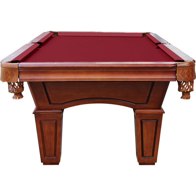 Table de billard en ardoise avec installation professionnelle St Lawrence (valeur de 895 $) incluse, Bourgogne, Châtaignier