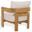 Chaise de patio en teck Achilles