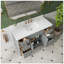 Ensemble de meuble-lavabo autoportant 48 po entièrement assemblé en bois massif avec plateau en marbre d'ingénierie entièrement assemblé