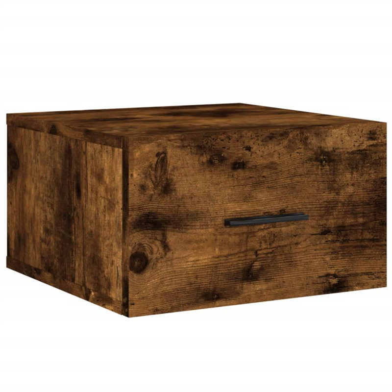 Maddalene 1 - Drawer Square Accent Chest, Smoked Oak