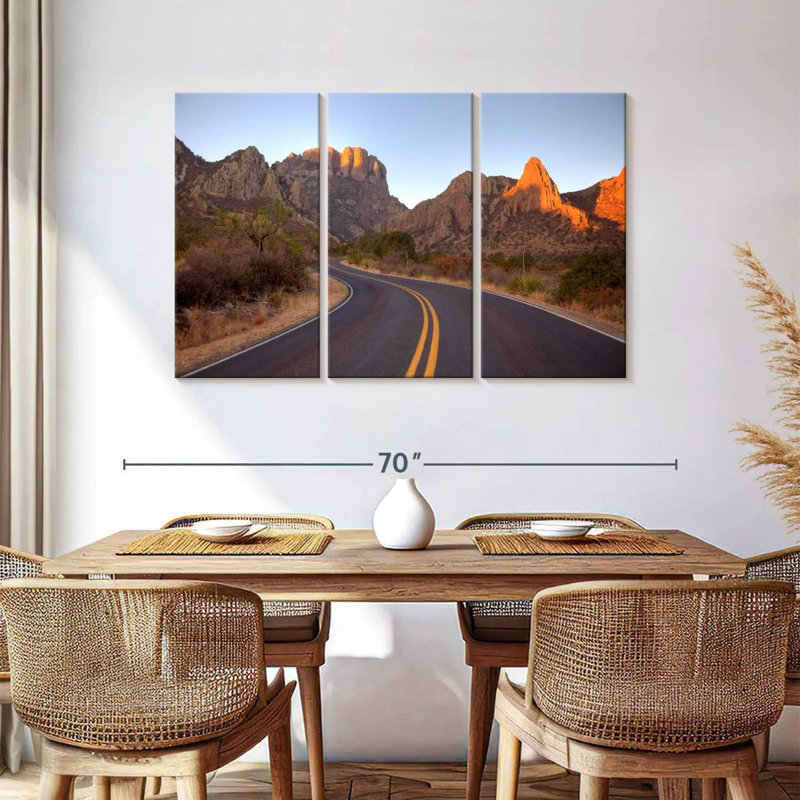 Mehar Texas Mountain Road, 36" H x 57" W