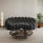 Modern Upholstered Arc-Shaped 3D Knit Fabric Compression Sofa, No Assembly Required（3 Seat）-224002161