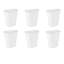 Poubelle en plastique blanc Sterilite-62428141-62428142