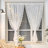 2pcs 39.3inch W*59inch H Flowing Lace Curtains, A Pair Of Pure Curtains For Window Privacy, Light Filtering And Beautiful Decoration, Perfect For Living Room Or Kitchen, Transparent Lace Curtains-224495482