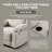 Modern Swivel and Rocking Recliner with Heating and Massage-131762828