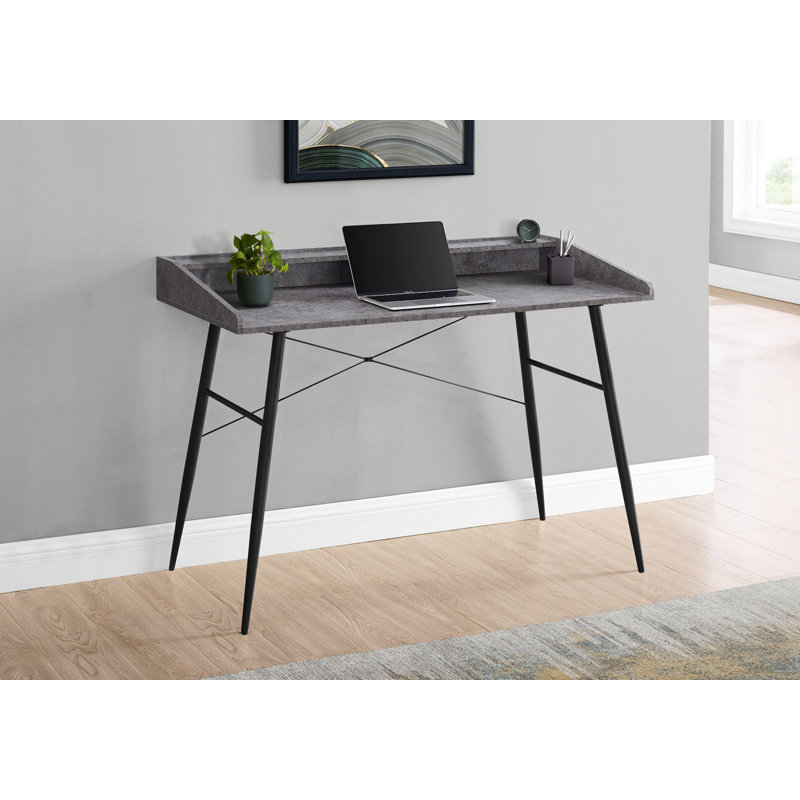 Bureau d'ordinateur, bureau personnel, ordinateur portable, tablettes de rangement, L 48 po
