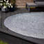 Reeva Small Handwoven Round Indoor/Outdoor Rug in Blue-69995786