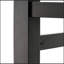 Tabouret de comptoir pivotant à hauteur réglable avec capitonnage à losanges et siège en similicuir confortable, idéal pour les cuisines et les bars modernes.