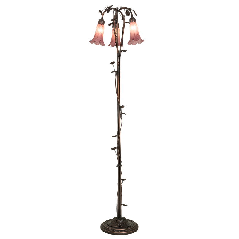 Sinagra 58'' Mahogany Bronze Floor Lamp