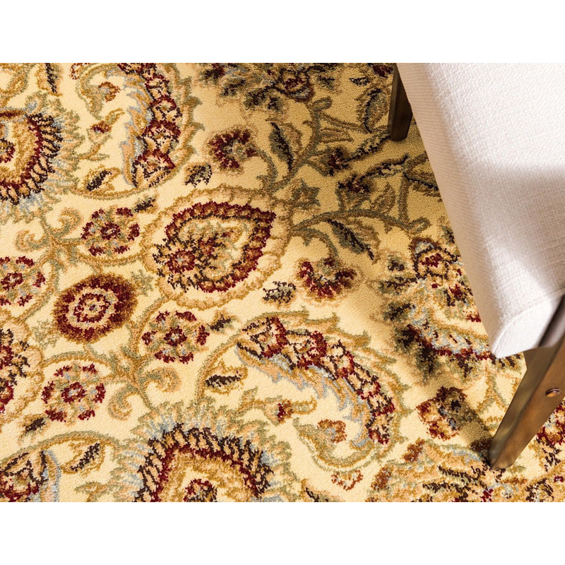 Tapis décoratif coquille d’œuf orientale Odyssey, Carré 6 pi