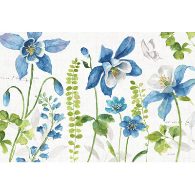 Jardin bleu et vert I