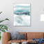 «Abstract Ocean - BL» par Willowbrook, art mural encadré