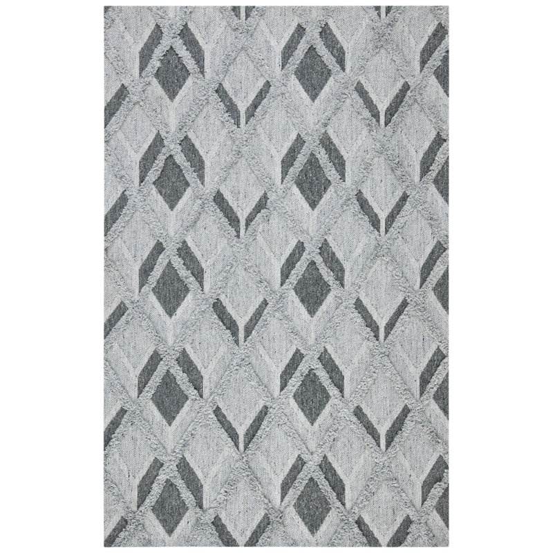 Amritpal Hand Loomed Performance Geometric Rug, Rectangle 3' x 5'