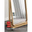 Modern Minimalist Rubberwood Frame Adjustable Full-Body Mirror That Can Be Moved-117659195