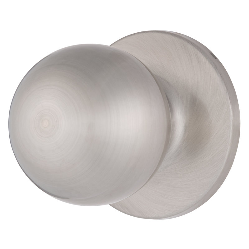 Brinks Raleigh Series Passage Transitional Ball Knob, Satin Nickel