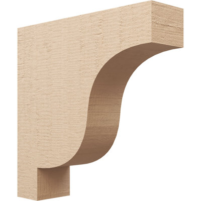 Bois de cèdre brut Newport, grain de bois TimberThane, brun clair apprêté
