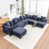 Polyester bleu est en rupture de stock
