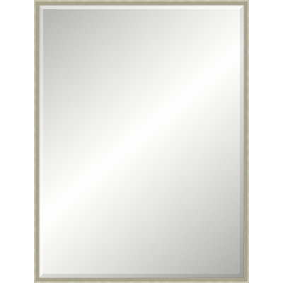 Warm Silver Ridgeline Mirror