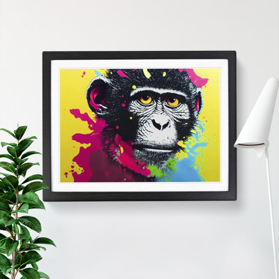 Monkey Splash - Single Picture Frame Print