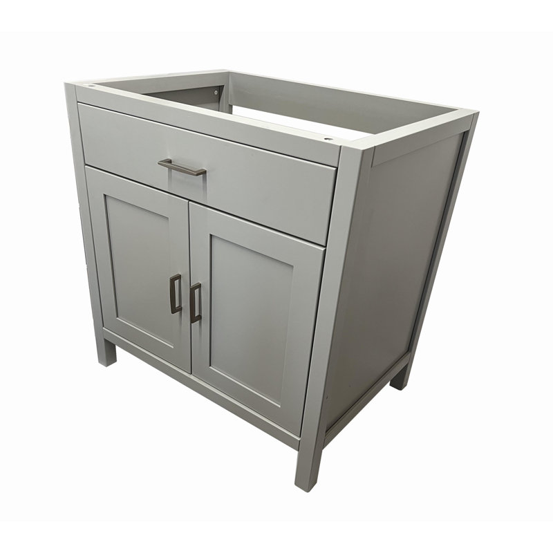 NEWPORT 36'' Single Bathroom Vanity Base Only, Gray
