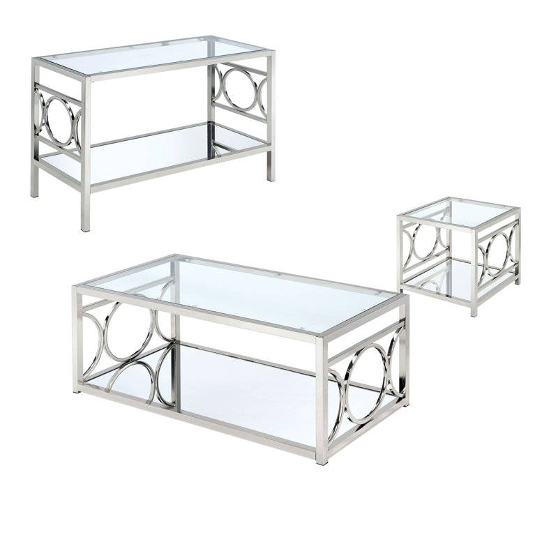 Ensemble de tables basses 3 pièces Dontay