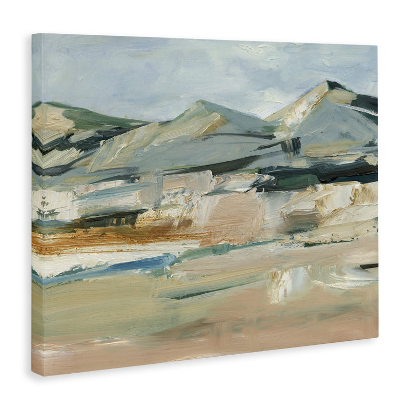  «Neutral Hued Mountains», art mural sur toile par Ethan Harper, H 36 po x l 48 po