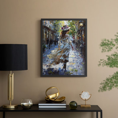 WOMEN-XXI - Reproduction d'art encadrée de qualité supérieure - prête à être accrochée