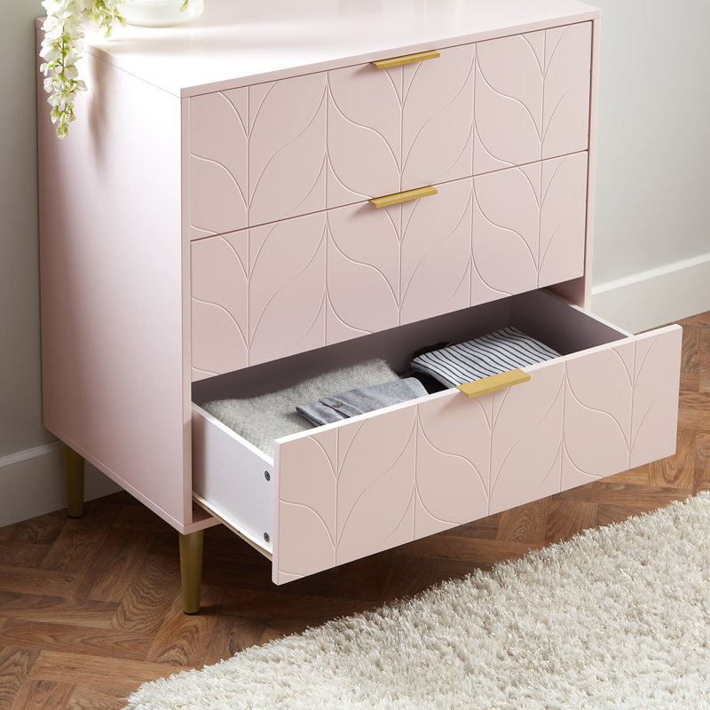 Adams Piece Bedroom Set, Pink
