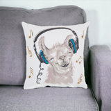 Glasper Cotton Throw Pillow