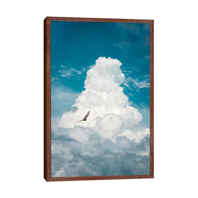 Through The Clouds Vulture by Nik Rave - Painting on Canvas