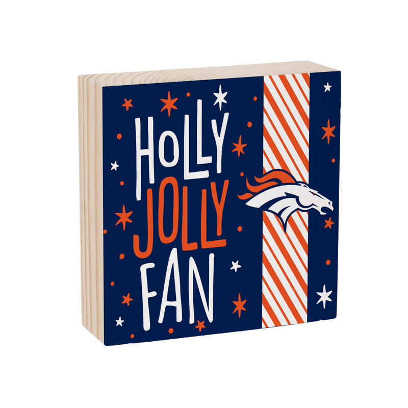 Enseigne murale en bois Denver Broncos