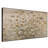 Extra Large Wall Art Fabric Print - Wildflower Meadow in Warm Neutral Tones Artwork Decor for Living Room or Bedroom - "Frame Assembly Required (Unfinished Frame)"-1605209490