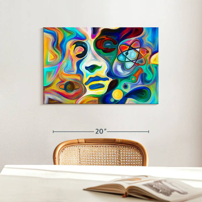 Avery Abstract Galaxy, 16" H x 24" W