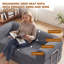 3 Seater Linen Sofa-130670064