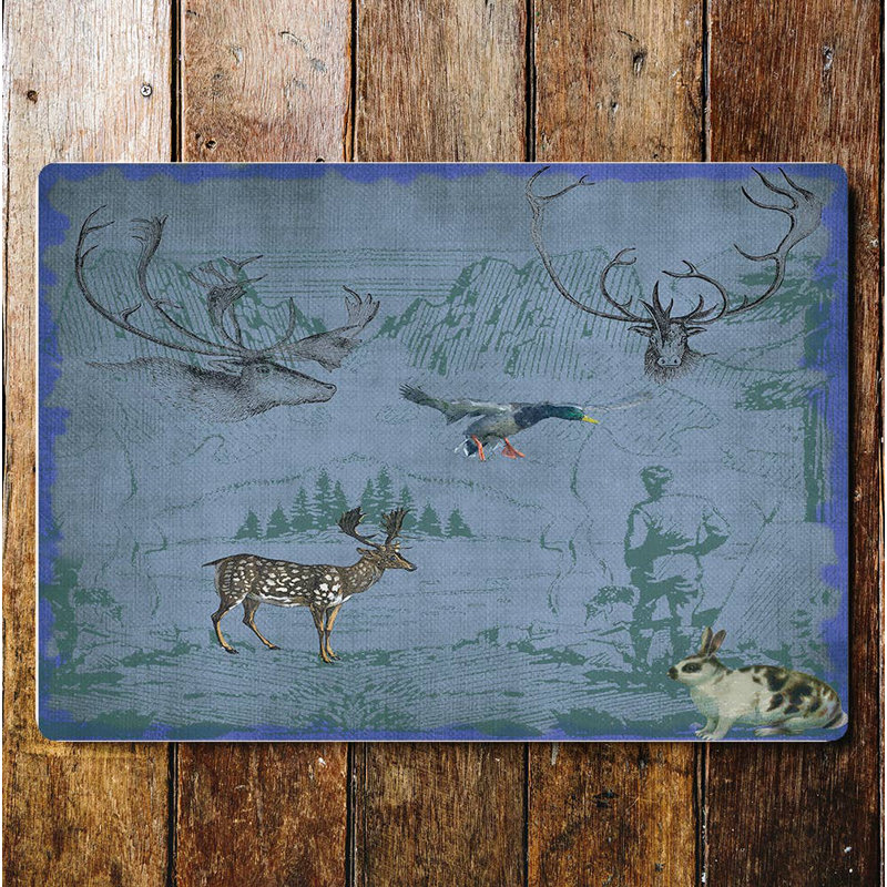 Deer Wall Décor, 40cm H x 60cm W