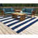Jonathon Striped Indoor / Outdoor Rug