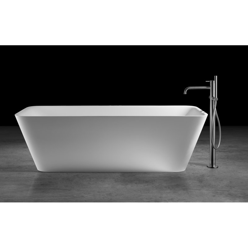 Acquaco Linki One Single-Hole Two Handle Freestanding Bathtub Faucet with Hand Shower with 9-7/8'' Spout Reach