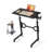 Small Standing Desk With Wheels, Portable Treadmill Desk, Rolling Desk Adjustable Height For Laptop, Mobile Standing Table For Walking Pad, Bedside Table