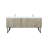Lancy 80 in W x 20 in D Double Bath Vanity and Faucet Set-113282055