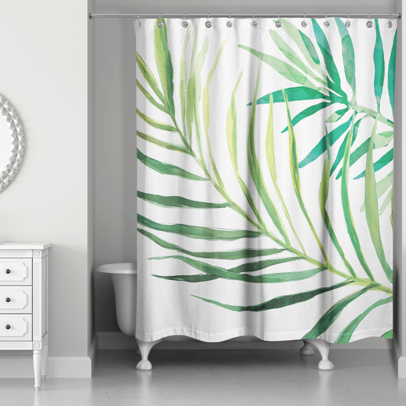 Rideau de douche simple aquarelle Donte