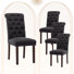 Bookout Tufted Wooden Dining Side Chairs