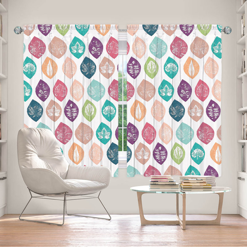 Paire de rideaux obscurcissant en polyester Edaline, L 56 po x L 78 po