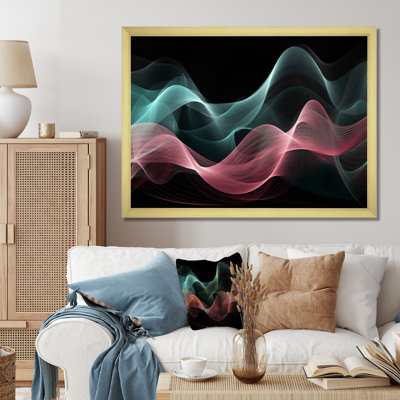 «Green Pink Contemplative Abstraction III», reproduction sur toile