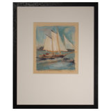 Swift Sailing Print by Daughdrill