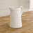 Embossed Stripe Ceramic Pitcher