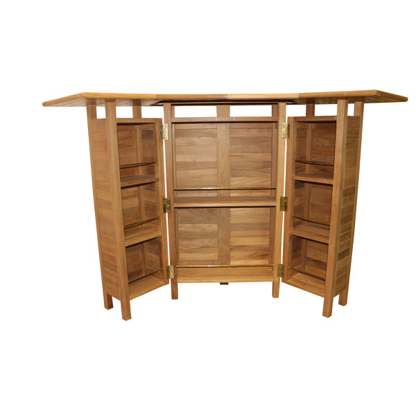 Rosecliff Heights Chantasia Rosecliff Heights Bar Counter with Solid ...