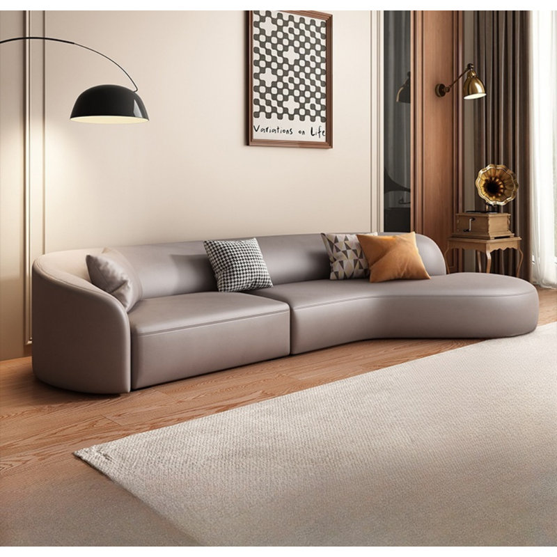 Canapé Creative Leisure, Gris, H 29,53 po x l 118,11 po x P 53,15 po