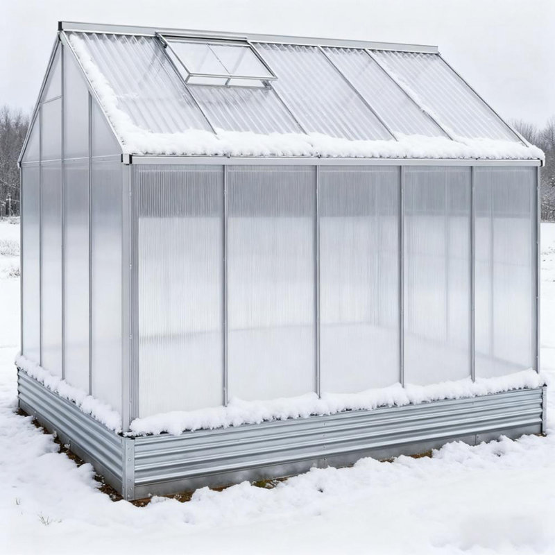 Silver Outdoor Greenhouse